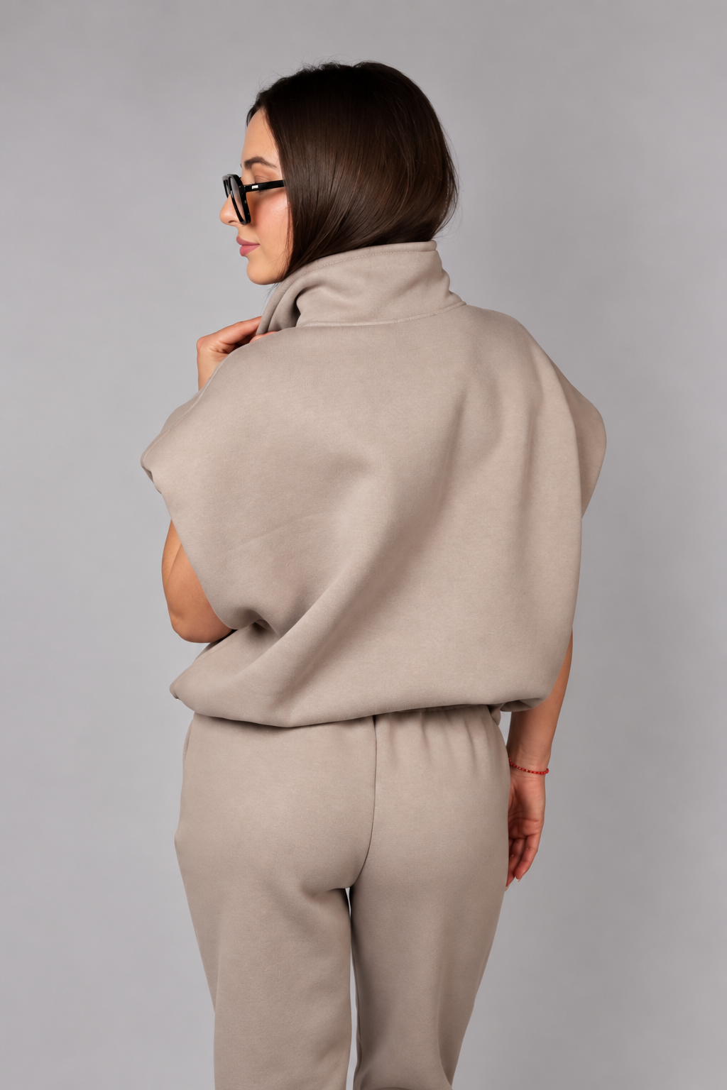 Komplet dresowy taupe